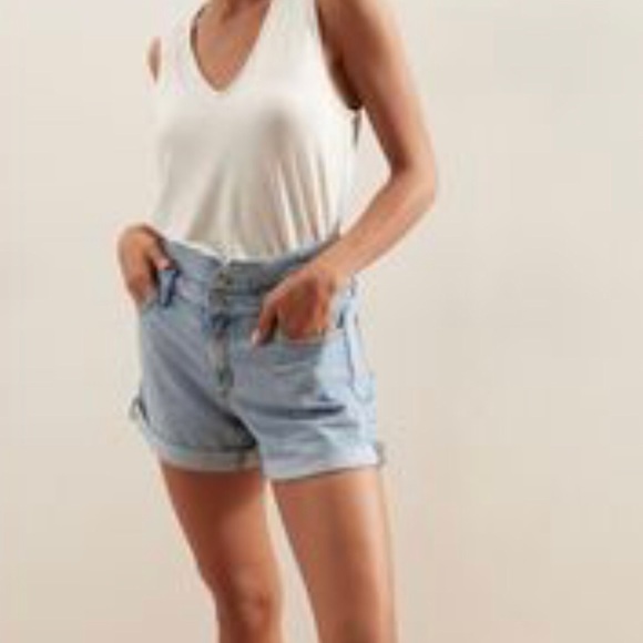 80s style denim shorts - Picture 3 of 3